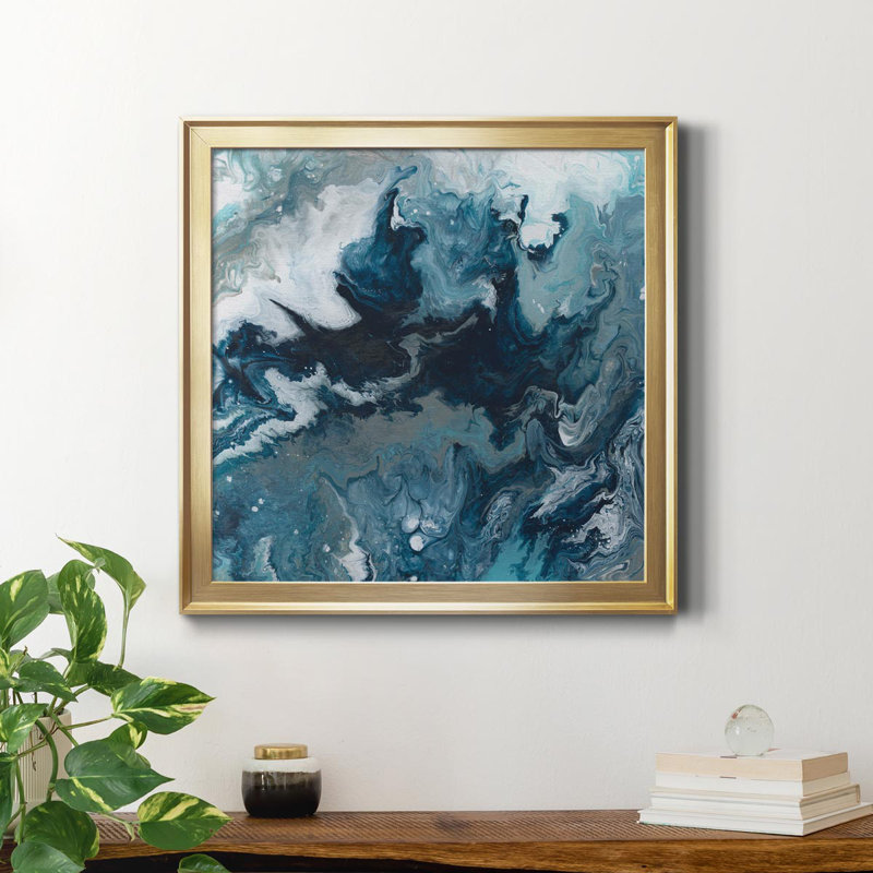 Toile encadrée Topaz Dream I-Premium - prête à être accrochée, Argent, H 26,5 po x l 26,5 po x P 1,5 po
