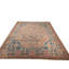 Hand Woven Cotton and Wool Floral Area Rug