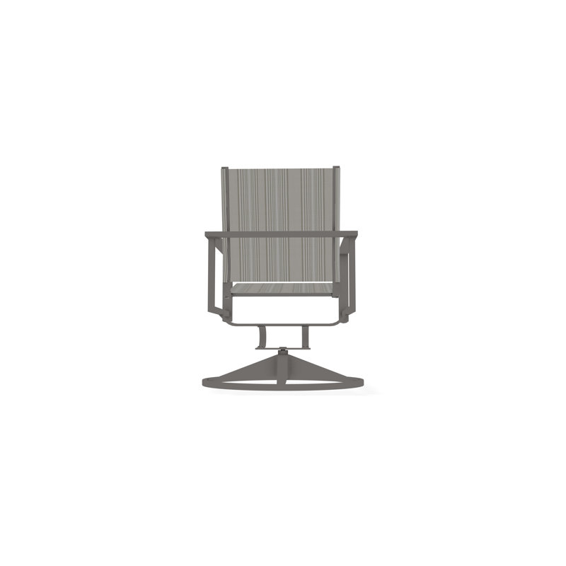 Tribeca Sling Swivel Rocker, Warm Gray, Harbor