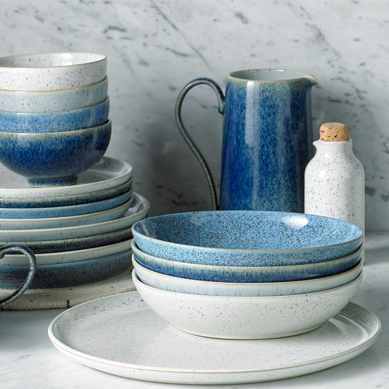 Denby Studio Blue Chalk Round Platter