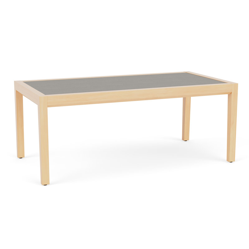Brooklyn Solid Wood Coffee Table, Sarum Twill, Natural, 16" H x 40" L x 20" W