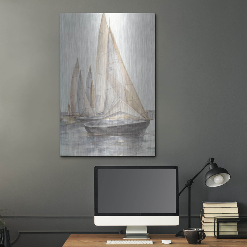 «Plein Air Voiliers II» par Ethan Harper, H 36 po x l 24 po