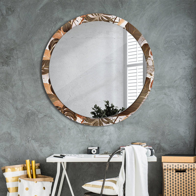 Huldar Glass Flat Wall Mirror