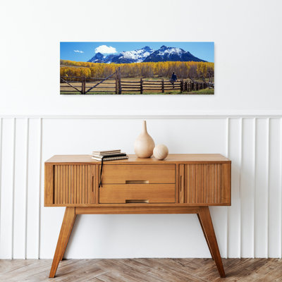 «Last Dollar Ranch», Ridgeway, Colorado, art abstrait de paysage forestier contemporain