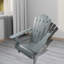 Chaise Adirondack d'extérieur ou d'intérieur en bois, pliable