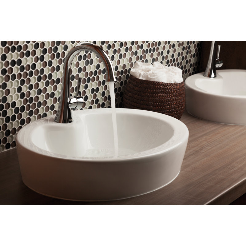 Edge™ Single Hole Bathroom Faucet with Drain Assembly, Chrome
