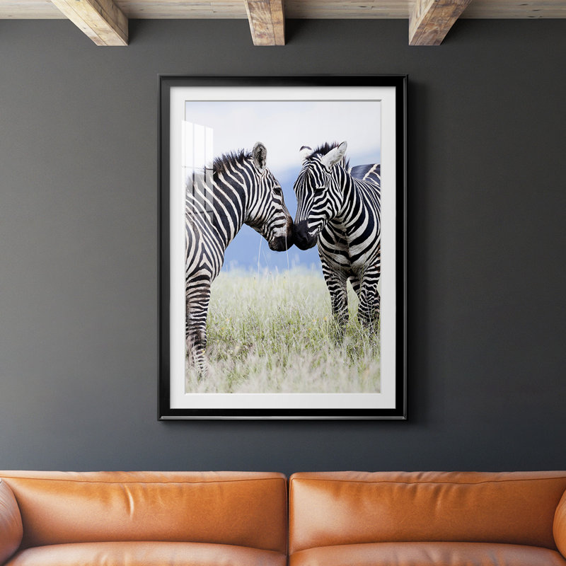 " African Affection ", Black, 18.5" W x 24.5" H