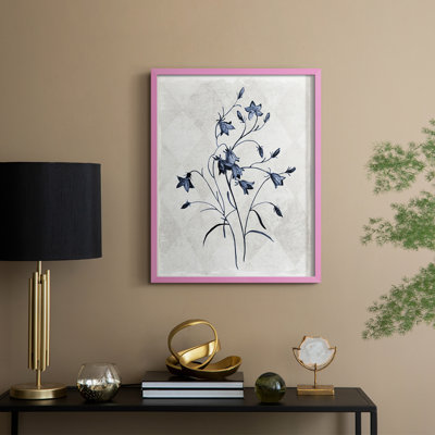 Harlequin Botanical II, reproduction encadrée - bois massif