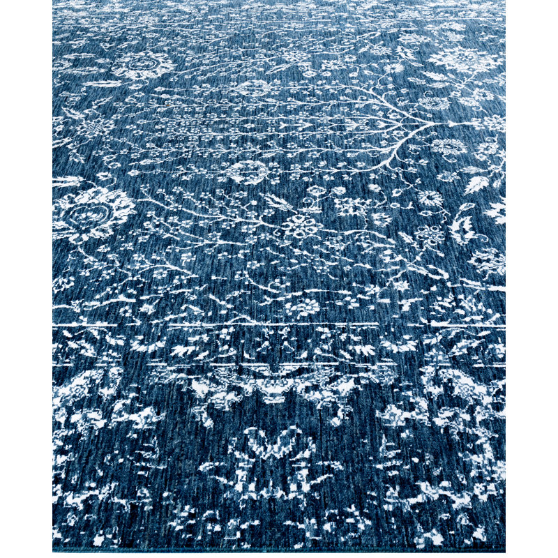Tapis unique noué à la main ivoire 8 pi 2 po x 10 pi 1 po Richey