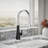 Tone™ Touchless Pull-Down Kitchen Sink Faucet with Voice Activation and Three-Function Sprayhead-55233955