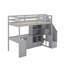 Lit mezzanine simple avec bureau et tiroirs-48034472