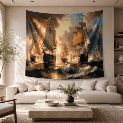 Tapisserie murale nautique