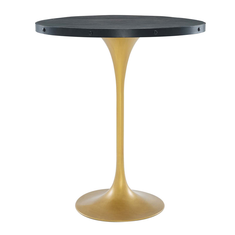 Table bistro , Or, Noir