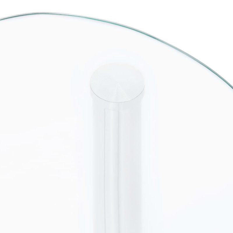 Cavalier Glass Top End Table, Clear