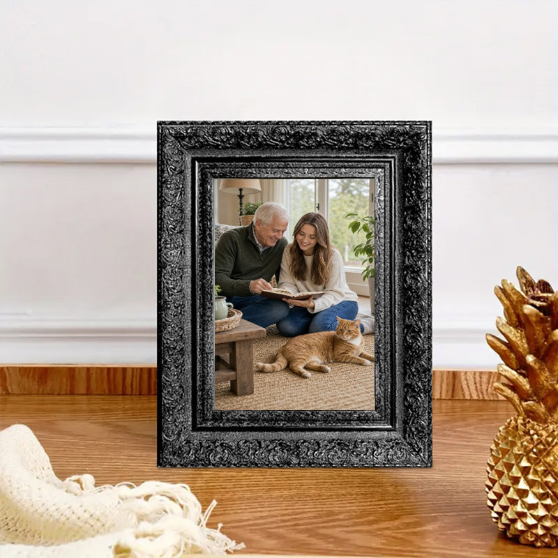 Cadre photo pour la décoration intérieure, Noir, 1, 8" W x 10" H