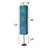 72'' Black Column Floor Lamp