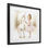«Girl & Unicorn Friendship», reproduction sous verre encadrée, design par Whimsical Wonders
