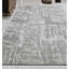 Tapis gris et blanc noué à la main de haute qualité-64906588