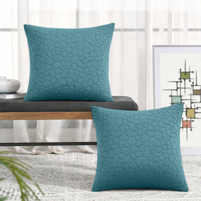 Square Cushion, Teal
