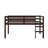 Twin Loft Bed With Guardrails And Ladder-721587287