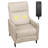 Electric 2-Point Massage Upholstered Push Back Recliner with Silent Motor-1687077644