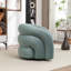 Fauteuil demi-tonneau rembourré et pivotant-1711897624