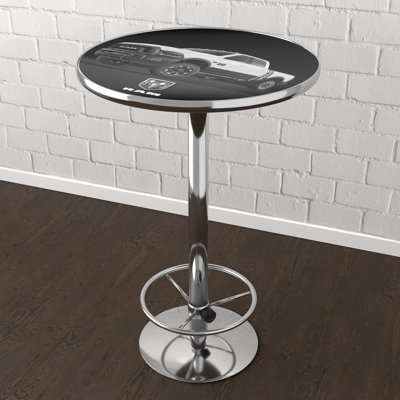 Round Metal Base Dining Table