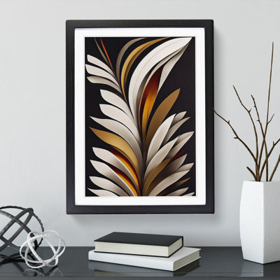 Elegant Feather - Single Picture Frame Print