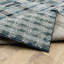 Tapis géométrique bleu / gris Torge-772702564
