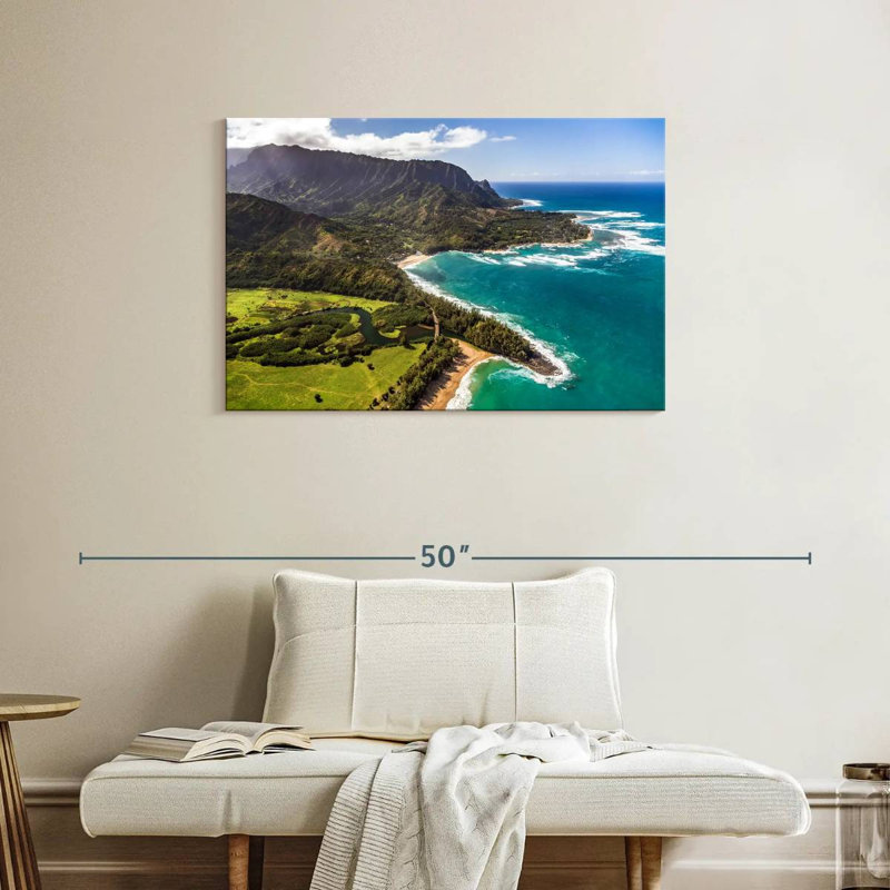 Gillard Kauai Coastal View, H 24 po x l 36 po