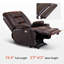 Fauteuil inclinable électrique avec massage et chaleur Ellamae-1704856257