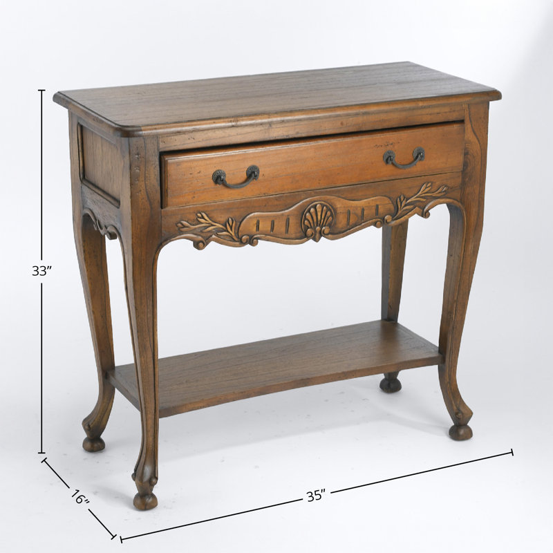 Colebrook 35" Console Table, Walnut