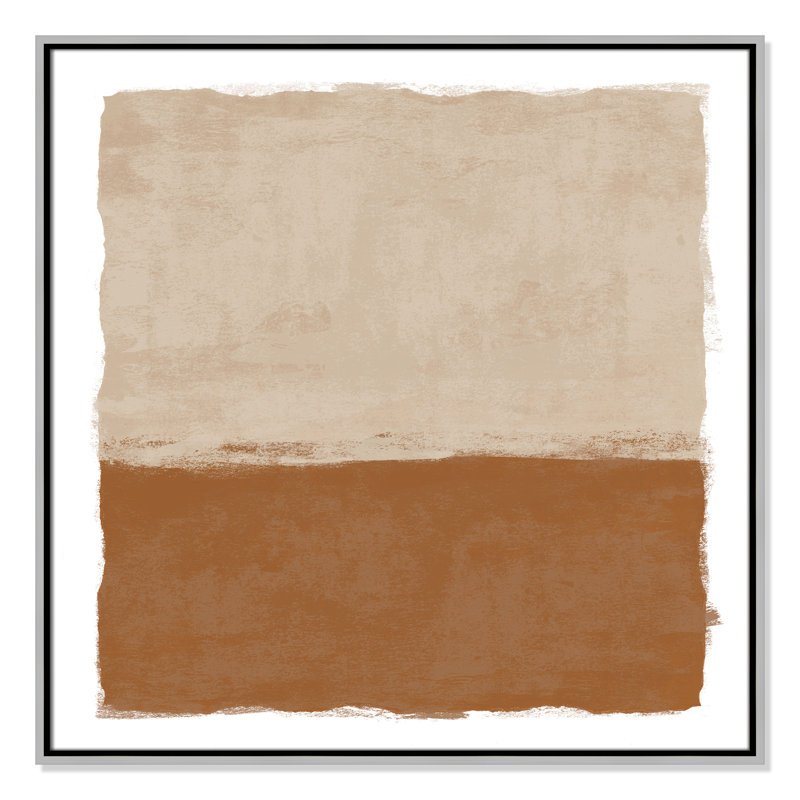 «Carmel Crush II - Square Vesrion Print» par Natalie Carpentieri, H 31,5 po x l 31,5 po, Argent argent