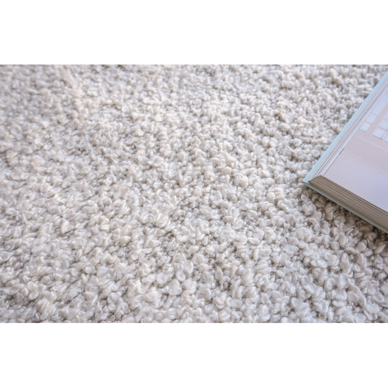 Morello Hand Made Area Rug in Ivory, Rectangle 12' x 15'