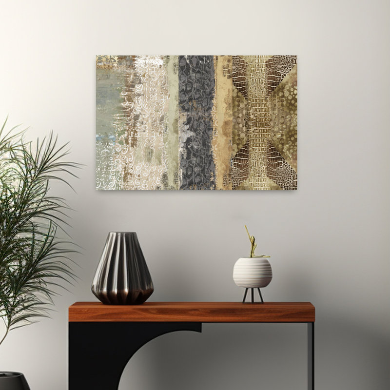 Art contemporain abstrait Squama, H 16 po x l 24 po