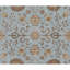 Tapis bleu clair et ivoire noué à la main de haute qualité