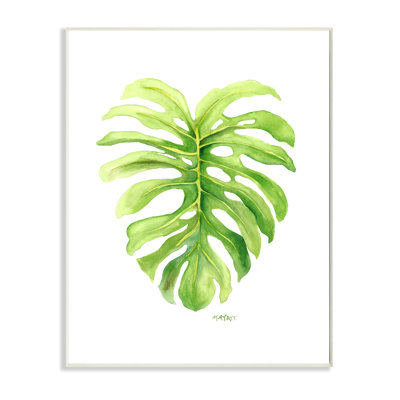 «Monstera Leaf Tropical Plant» par Melissa Hyatt LLC - impression sur toile