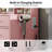 Makeup Vanity With Mirror And 10 LED Lights,Vanity Desk With 12 Drawers And 2 Cabinets, Glass Top Vanity Set With Power Outlet, Fold-Up Panel-1548071451