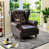 Dark Brown Faux Leather