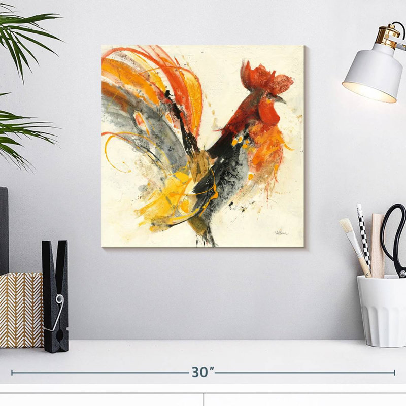 Coq festif Brampt I, H 16 po x l 16 po