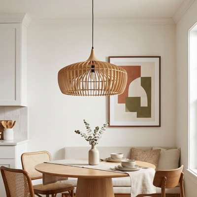 Selene Wood Pendant Light