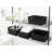 Plastic Weave Storage Baskets, Woven Organizer Bins For Home And Office, Durable Multi-Purpose Storage Solution With Handles For Efficient Space Organization