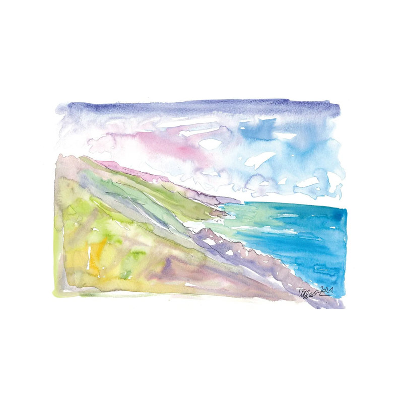 Spectacular Big Sur Coastline View by Markus & Martina Bleichner - Wrapped Canvas Gallery-Wrapped Canvas Giclée