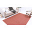 Tapis rouge rouille performance tissé à la machine / tissé à la machine Everyday-626709976