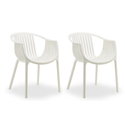 Patioflare Capri Patio Chair, 2PK, Cream