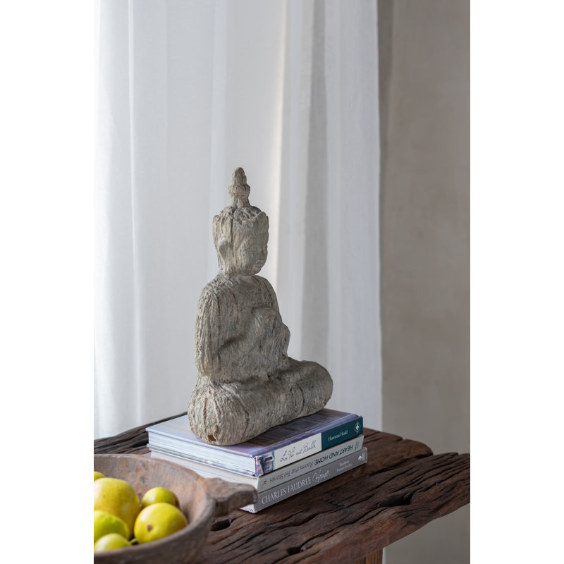 13x6.5x17" Polyresin Buddha