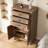 Rustic Wooden Storage Cabinet-2050833911