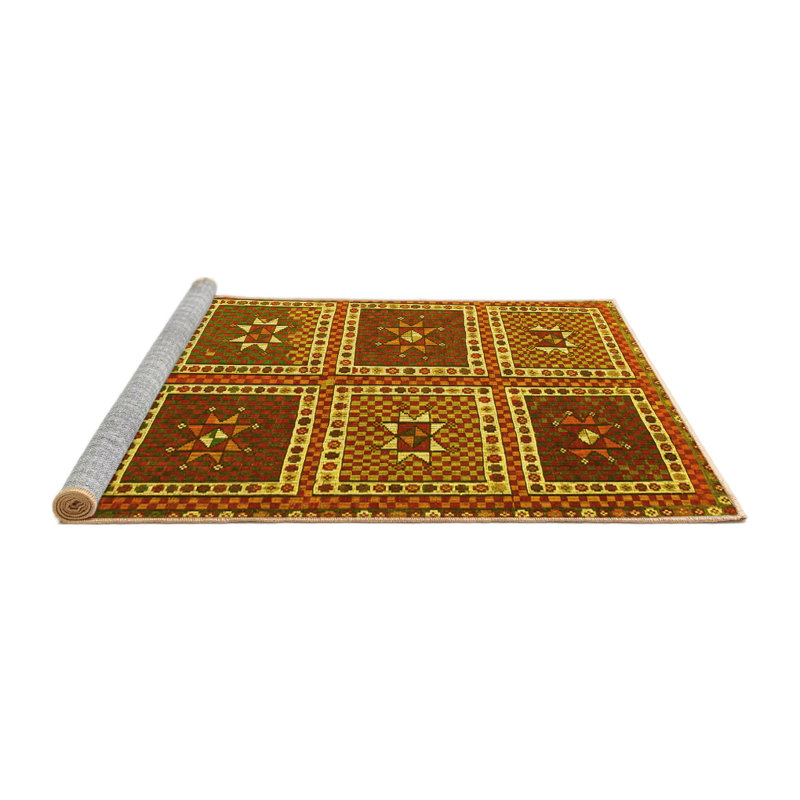 Performance Abstract Indoor Rug, Square 4'