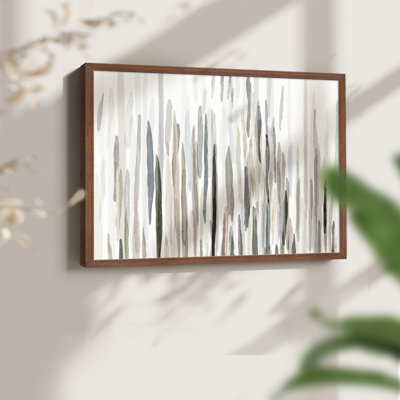 Earth Tone Rhythm -Framed Print - Restickable