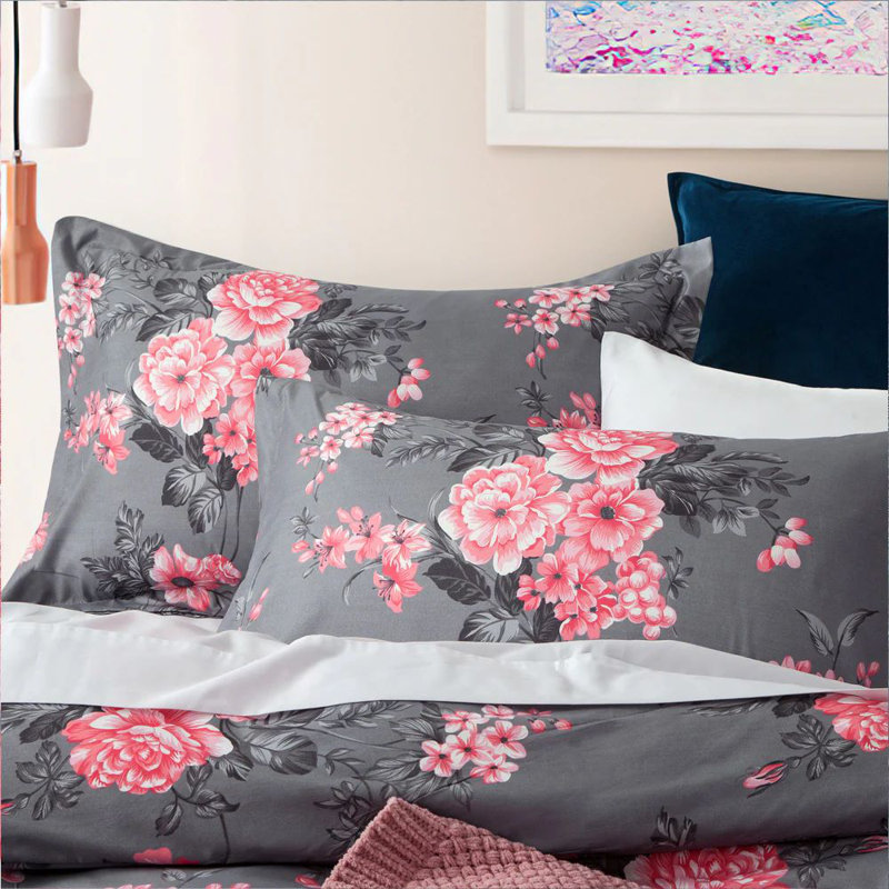 Microfiber 250TC Modern Duvet Cover Set With Pillow Cases, Single Duvet Cover Set + 1 Standard Pillowcase
